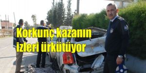 Kaza yeri ve araçlar incelendi