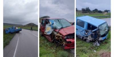 Mağusa – Karpaz anayolunda kaza: 1 yaralı