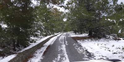 Kar yağışının Lefkoşa’ya inmesi bekleniyor: Bu gece en soğuk gece!