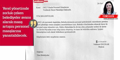 Yerel yönetimlere ara çözüm... Avans ile maaş artışı