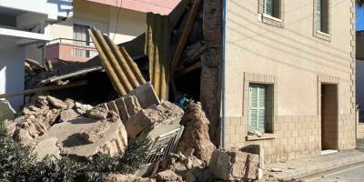 Bina yıkıldı içindekiler son anda kurtuldu