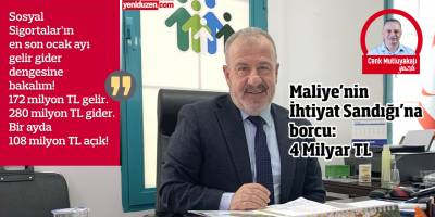 Sigorta maaşları için borç şart