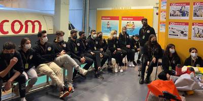 DAÜ Sivil Havacılık kabin hizmetleri programı öğrencileri Mock-Up eğitimini başarıyla tamamladı