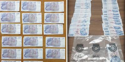 Sahte para ile alışveriş yaptılar