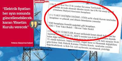 “Elektrik fiyatını belirlemede top Yönetim Kurulu’na atıldı”