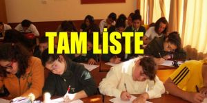 İŞTE KOLEJ SINAV SONUÇLARI