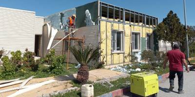 Sınırüstü Halk Vakfı Yaşlı Bakım Evi’nin tadilatı son hız devam ediyor