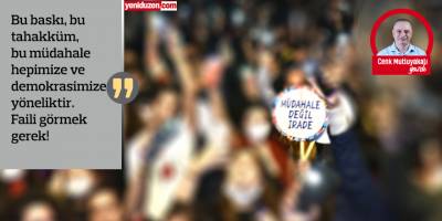 Hükümet değil memleket! Kabine değil haysiyet!