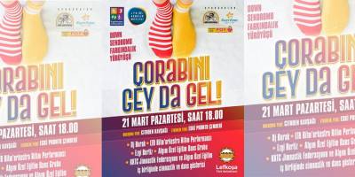 “Çorabını Gey Da Gel” Down Sendromu farkındalık yürüyüş ve etkinliği 21 Mart’ta yapılıyor