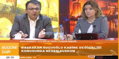 Akansoy: “Ülkedeki en büyük sorun ekonomidir”