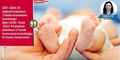 'Kromozom anomalisiyle  doğan bebeklerin  sayısında  3 kat artış'
