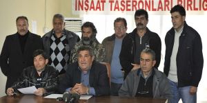 Taşeronlar acil önlem talep etti