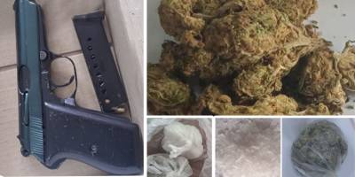 Mağusa’da uyuşturucu ve tabanca... 1 kişi tutuklandı