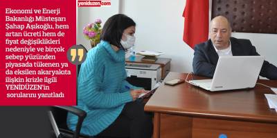 Aşıkoğlu:  “Akaryakıt krizi öngörüldü ama organize olamadık”