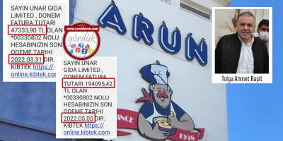 ARUN’un faturası 147 bin TL arttı!