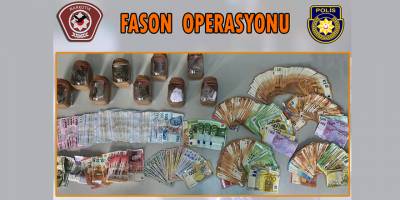 ‘Fason operasyonu’: Yüklü miktarda uyuşturucu ve para