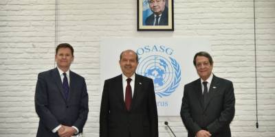 Tatar ve Anastasiadis ara bölgedeki etkinliğe katıldı