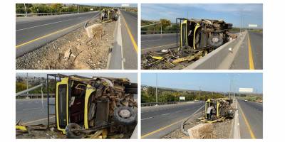 Serhatköy'de otobüs kazası: 2 yaralı