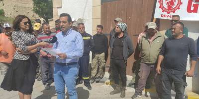 Büyükkonuk Belediyesi'nde 1 saatli uyarı grevi