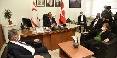 Sucuoğlu ve Pilli Dr. Burhan Nalbantoğlu Devlet Hastanesi’ni ziyaret etti