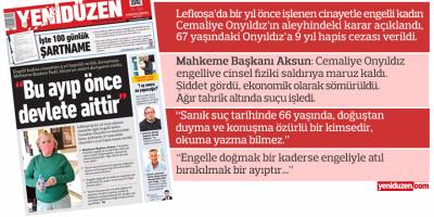 "Bu ayıp önce devlete aittir"