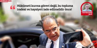 Harici müdahalelerden uzak bir seçim ve yeni bir hükümet hedeflenmelidir