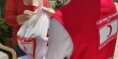 Kızılay’dan 1150 aileye ramazan kolisi