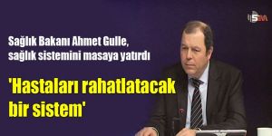 Hastaları rahatlatacak bir sistem