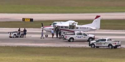 Deneyimsiz yolcu uçak indirdi 