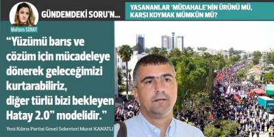 “Müdahaleleri görmezden gelerek ‘sorunu nasıl çözeriz’i konuşamayız…”