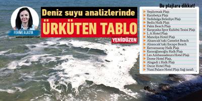 38 ayrı nokta 17'sinde kirlilik