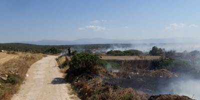 Kormacit'teki yangın korkuttu