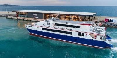 Hatay-Kıbrıs deniz otobüsü seferleri hava koşulları nedeniyle iptal edildi