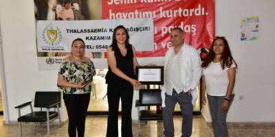 Thalassaemia Bağışçısı Kazanım Birimi'nden kan bağışı kampanyası