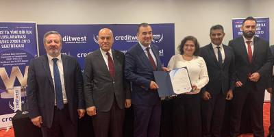 Creditwest, Uluslararası Bilgi Güvenliği belgesi aldı