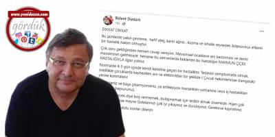 Dr. Dizdarlı’dan ‘mevsimsel hastalık’ uyarısı:  “Maymun çiçek hastalığıyla ilgisi yok”