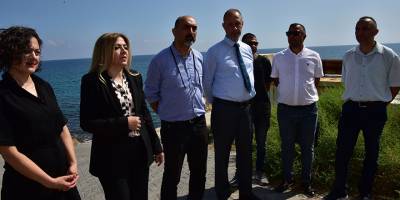 Ombudsman İlkan Varol, Kaşgar Court bölgesindeki deniz kirliliğini yerinde inceledi