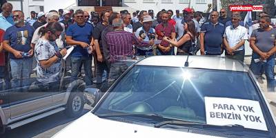 Sendikalar sokakta: Para yok, benzin yok!