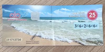 ‘750 Bin TL talihlisine teslim edildi’