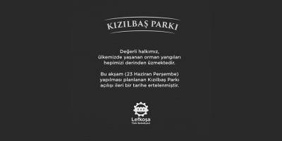 LTB, Kızılbaş Parkı açılış etkinliğini erteledi