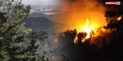 YANGIN BÖLGESİNDEN SON GÖRÜNTÜLER