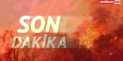 Yangın bölgesine yağmur yağıyor, alevler sönmeye başladı