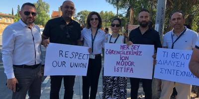 DEV-İŞ, KTÖS ve KTOEÖS’ten ESSA’nın eylemine destek