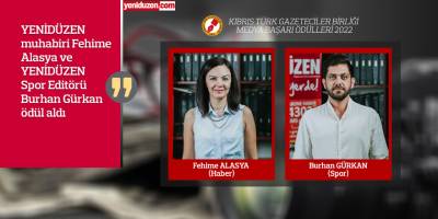 KTGB ödülleri açıklandı: YENİDÜZEN’e 2 ödül