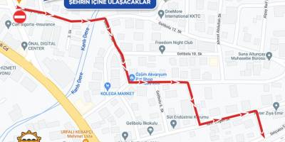 Başbakanlık kavşağında yağmur suyu drenaj çalışmaları salı günü başlayacak