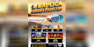1’inci Kaplıca Deniz Panayırı 6-7 Ağustos'ta