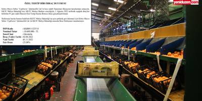 Cypfruvex için 10.6 milyon TL hazine bonosu