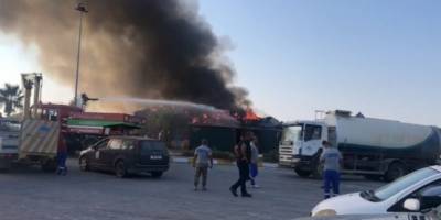 Yeniboğaziçi Belediyesi Plajı’nda yangın!