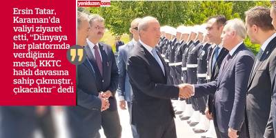 Tatar, 'Karaman Valiliği'nde