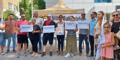 KTÖS ve KTOEÖS bakanlık önünde eylemde